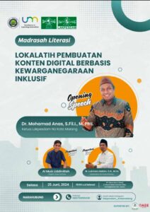 Madrasah Literasi: Lokalatih Pembuatan Konten Digital Berbasis Kewarganegaraan Inklusif