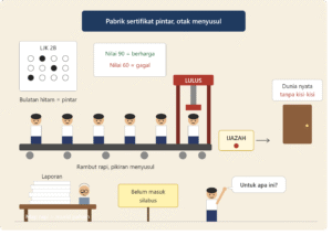 Sertifikat Pintar, Otak Menyusul